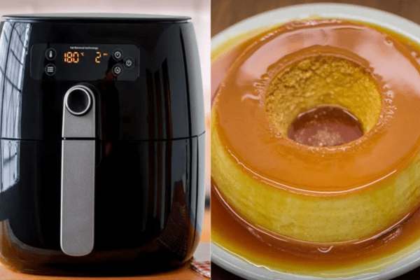 Pudim na AirFryer - Imagem via redes sociais