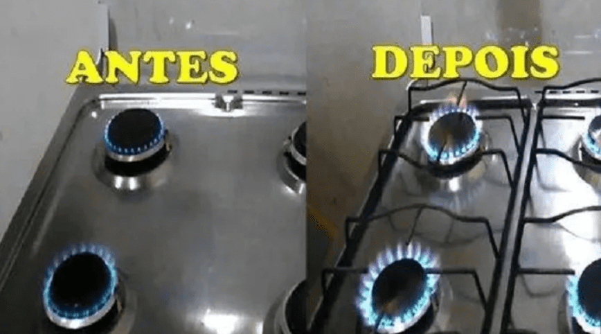 Como desentupir boca de fogão - Imagem via Redes Sociais