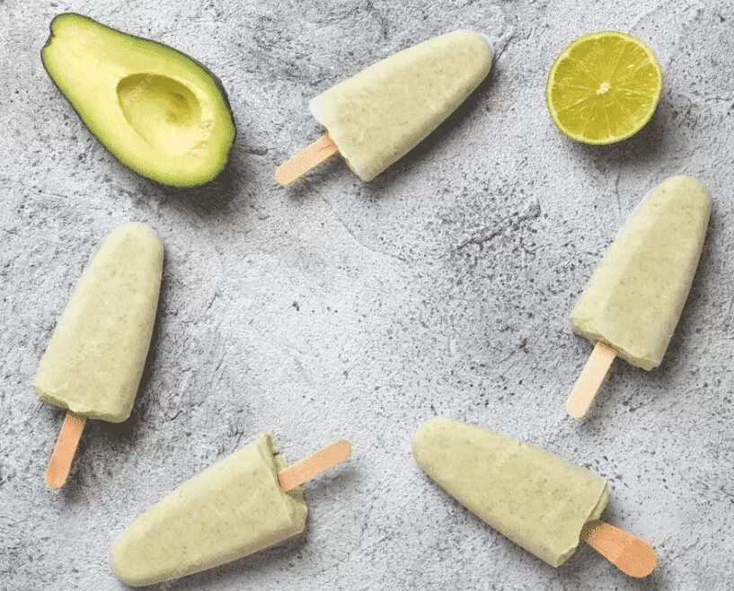 Picolé de abacate - Imagem via Freepik