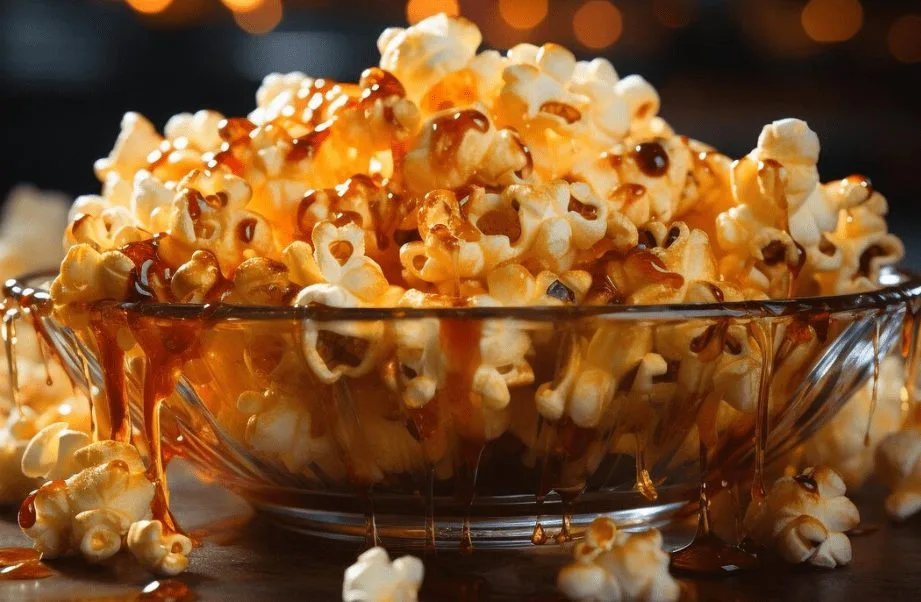 Pipoca Doce Caramelizada - Imagem via vecstock no Freepik