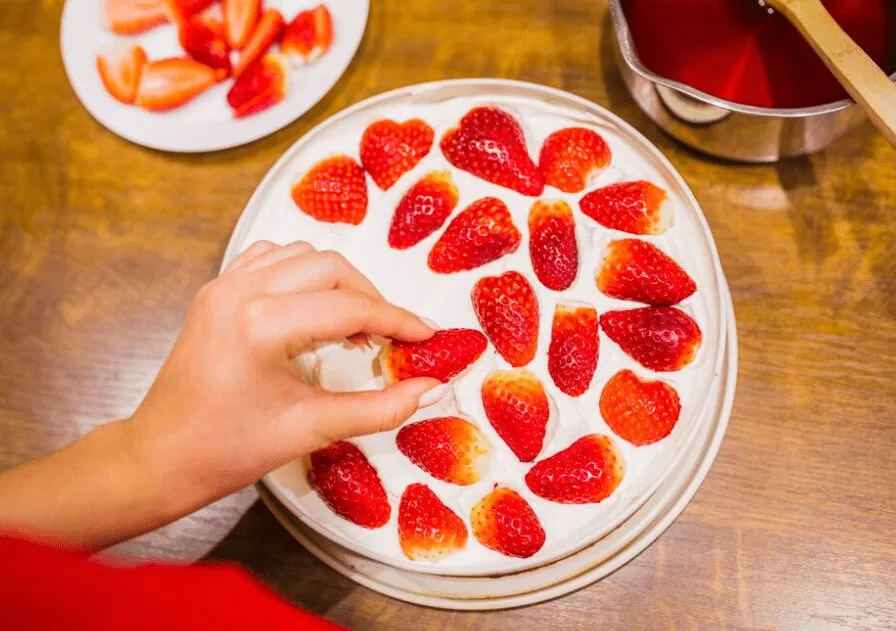 Sobremesa de Morango - Imagem via Freepik