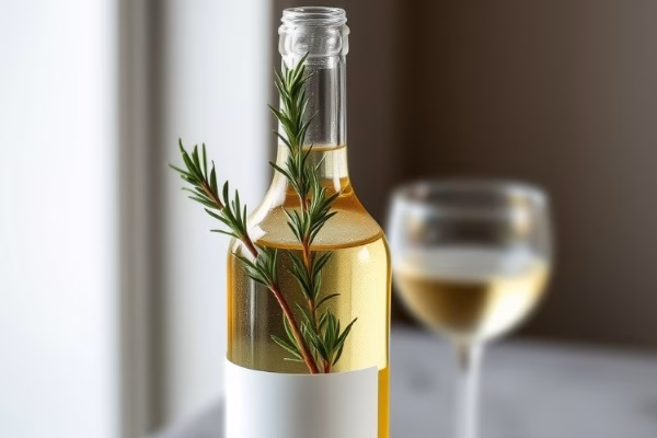 Os benefícios do vinho branco com alecrim - Imagem gerada por IA no PicsArt