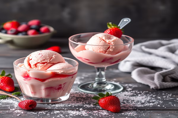 Sorvete Caseiro de Tang - Imagem gerada por IA via PicsArt