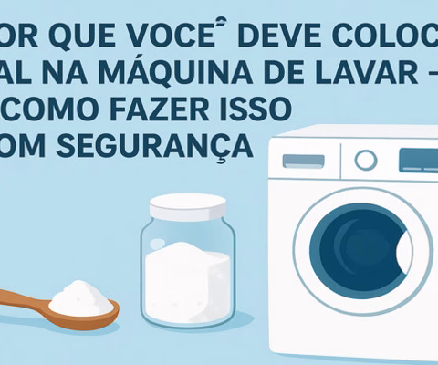 Sal na máquina de lavar - Imagem gerada por IA via chatgpt