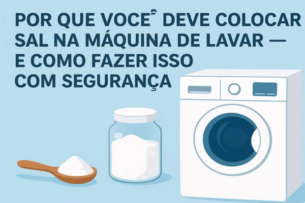 Sal na máquina de lavar - Imagem gerada por IA via chatgpt