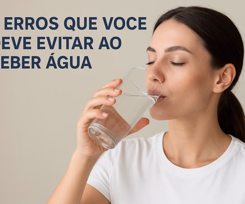 5 erros ao beber água - Imagem gerada pelo Chatgpt