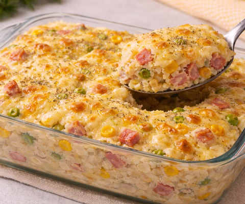 Arroz de Forno Cremoso - Imagem via Chatgpt