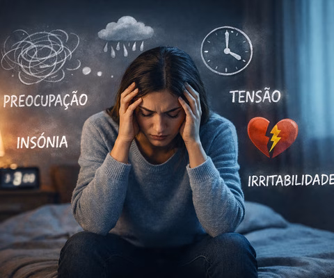 7 sinais silenciosos de ansiedade - Imagem via Chatgpt
