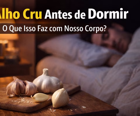 Alho Cru Antes de Dormir - Imagem via Chatgpt