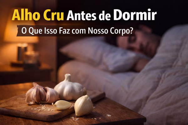 Alho Cru Antes de Dormir - Imagem via Chatgpt