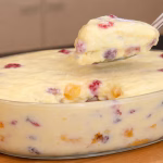 Pudim Mesclado de Ninho com Chocolate