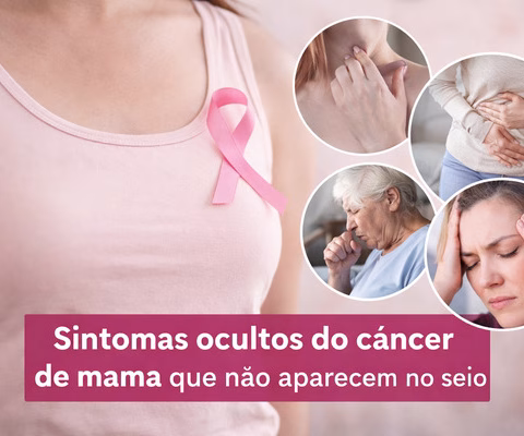 Sintomas ocultos do câncer de mama que não aparecem no seio - Imagem via Chatgpt
