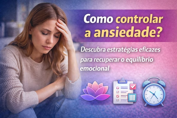 Como controlar a ansiedade - Imagem gerada por IA via chatgpt