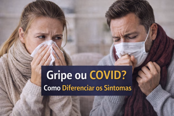 Gripe ou Covid, como diferenciar - Imagem via Chatgpt