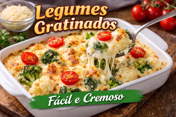 Legumes Gratinados - Imagem via Chatgpt