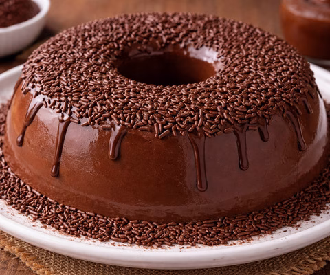 brigadeirão sem forno - imagem via chatgpt