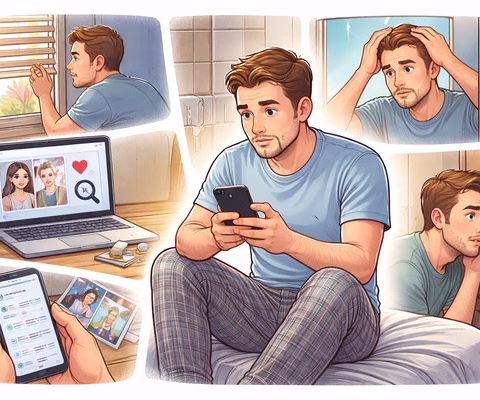 coisas que muitos homens fazem escondidos - imagem via chatgpt