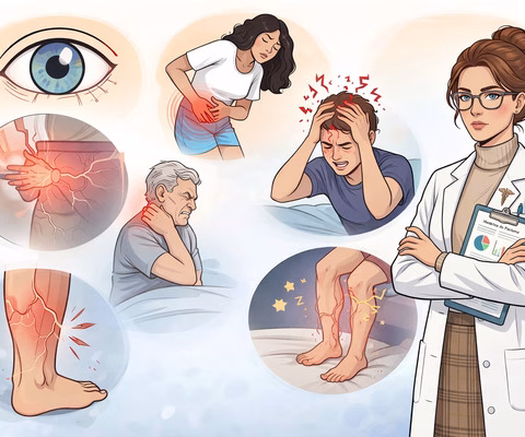 tipos de dores - Imagem via chatgpt