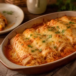 Panqueca de Forno Recheada - Imagem via chatgpt