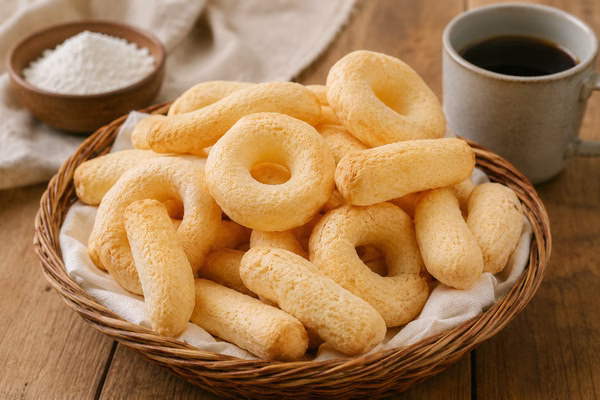 Biscoito de Polvilho Doce - Imagem via chatgpt