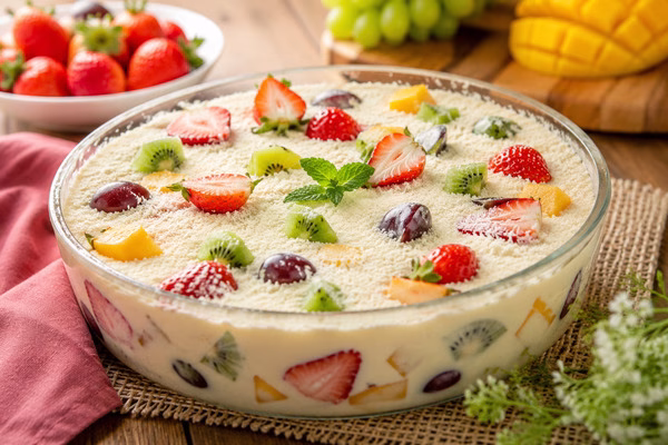 creme de Ninho com frutas - imagem via chatgpt